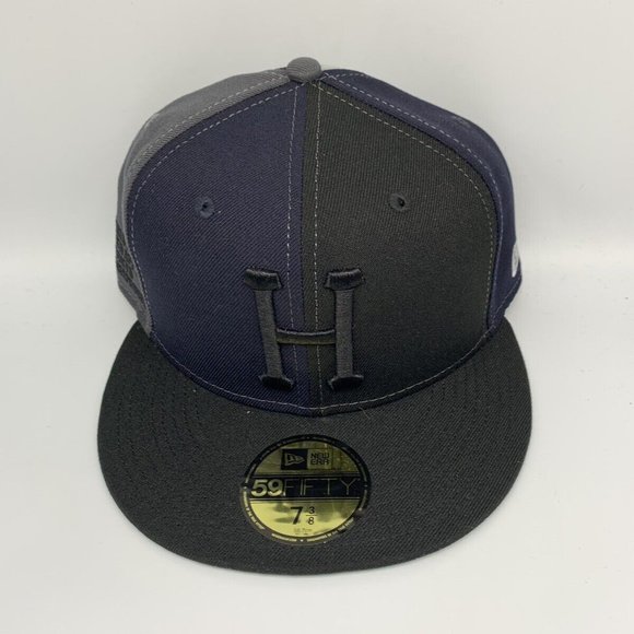 HUF Worldwide Side Patch 7 3/8 59Fifty New Era Hat Fitted Cap‎